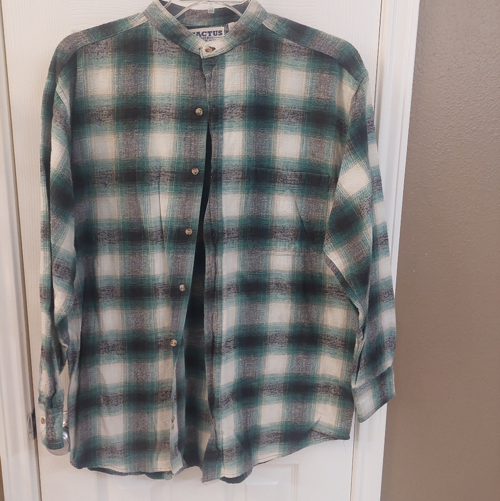 Mens used flannel shirt